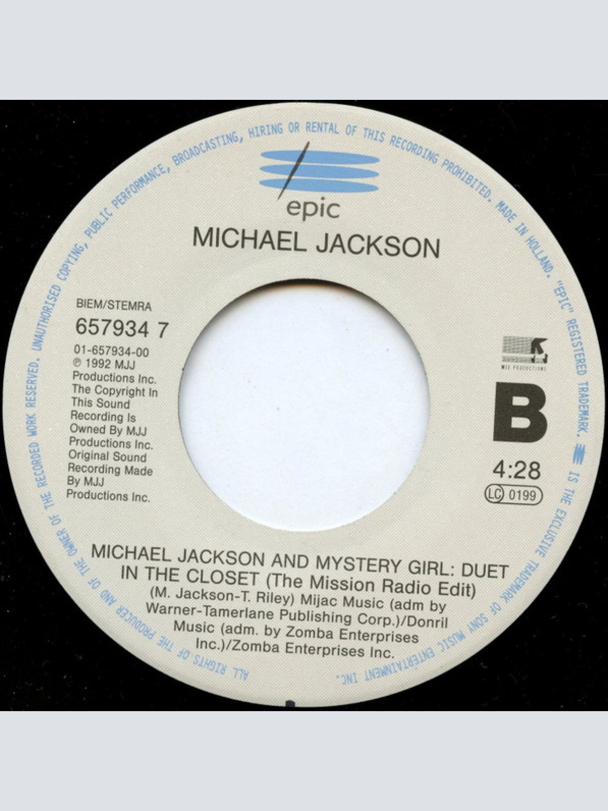 Vinyl / Michael Jackson - In The Closet