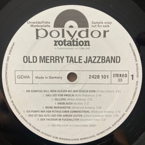 Vinyl / Old Merry Tale Jazzband - Jatz Mit Schuß