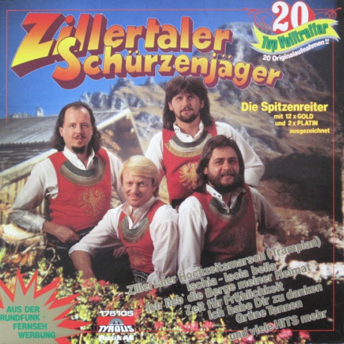 Vinyl / Zillertaler Schürzenjäger - Zillertaler Schürzenjäger - 20 Top Volltreffer