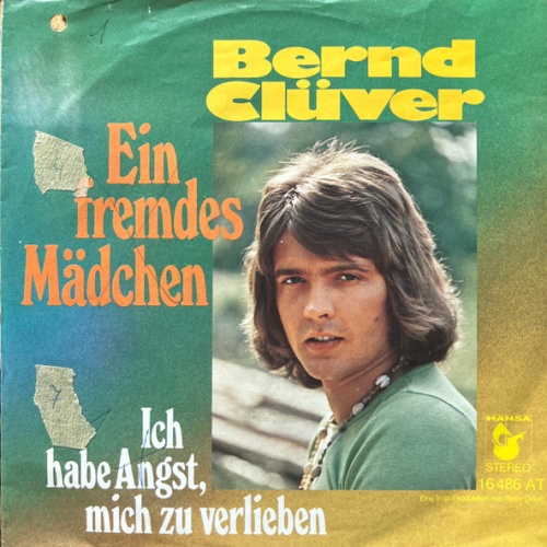 Vinyl / Bernd Clüver - Ein Fremdes Mädchen