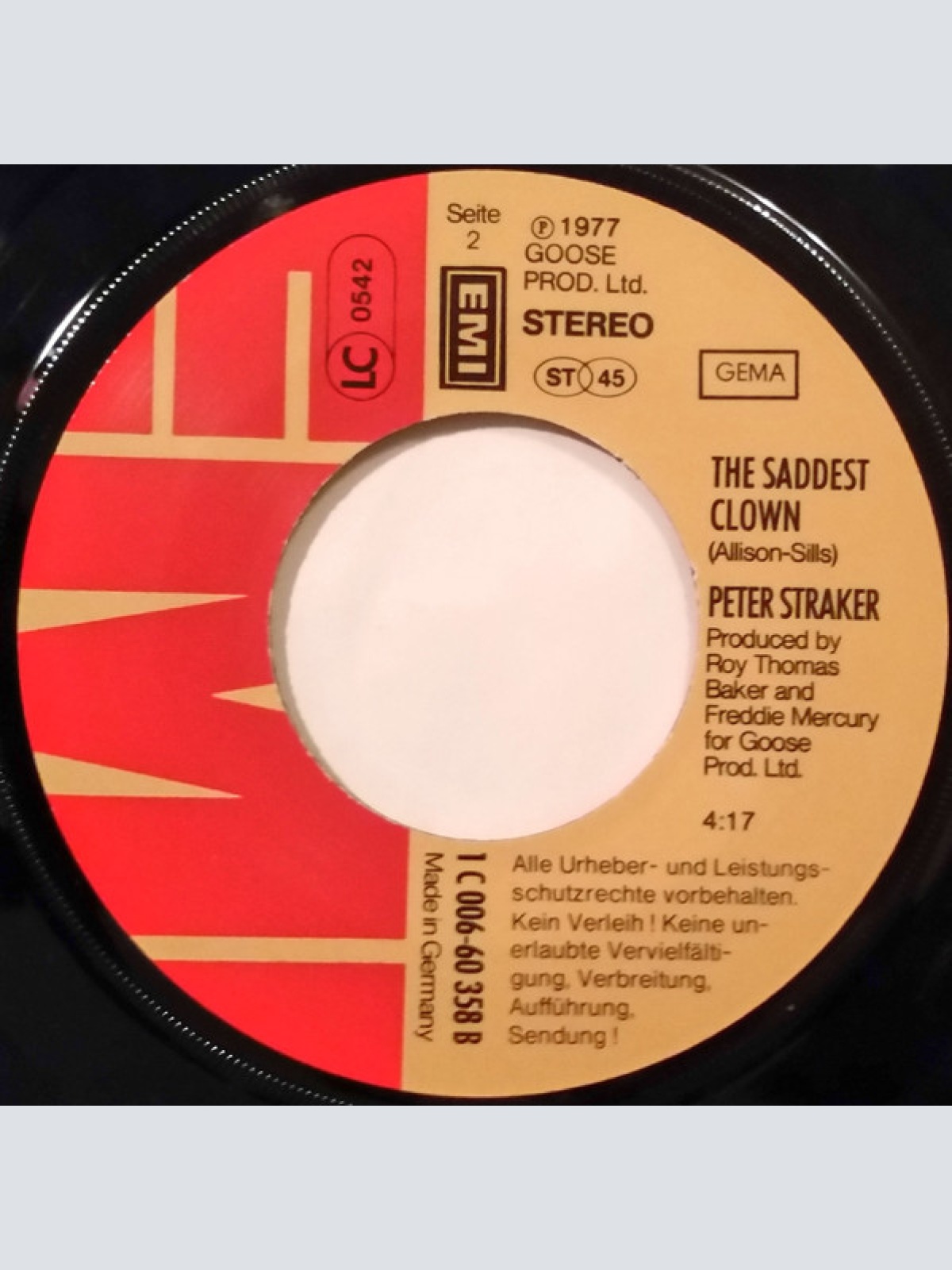 Vinyl / Peter Straker - Ragtime Piano Joe