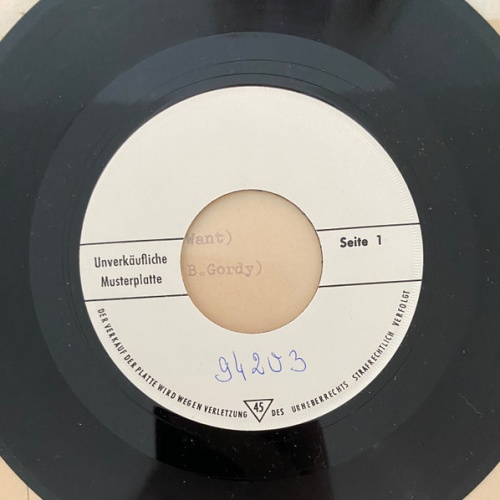 Vinyl / Barrett Strong - Money / Oh, I Apologize