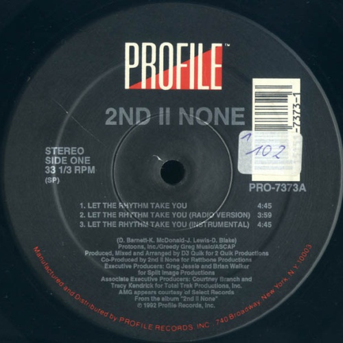 Vinyl / 2nd II None - Let The Rhythm Take You