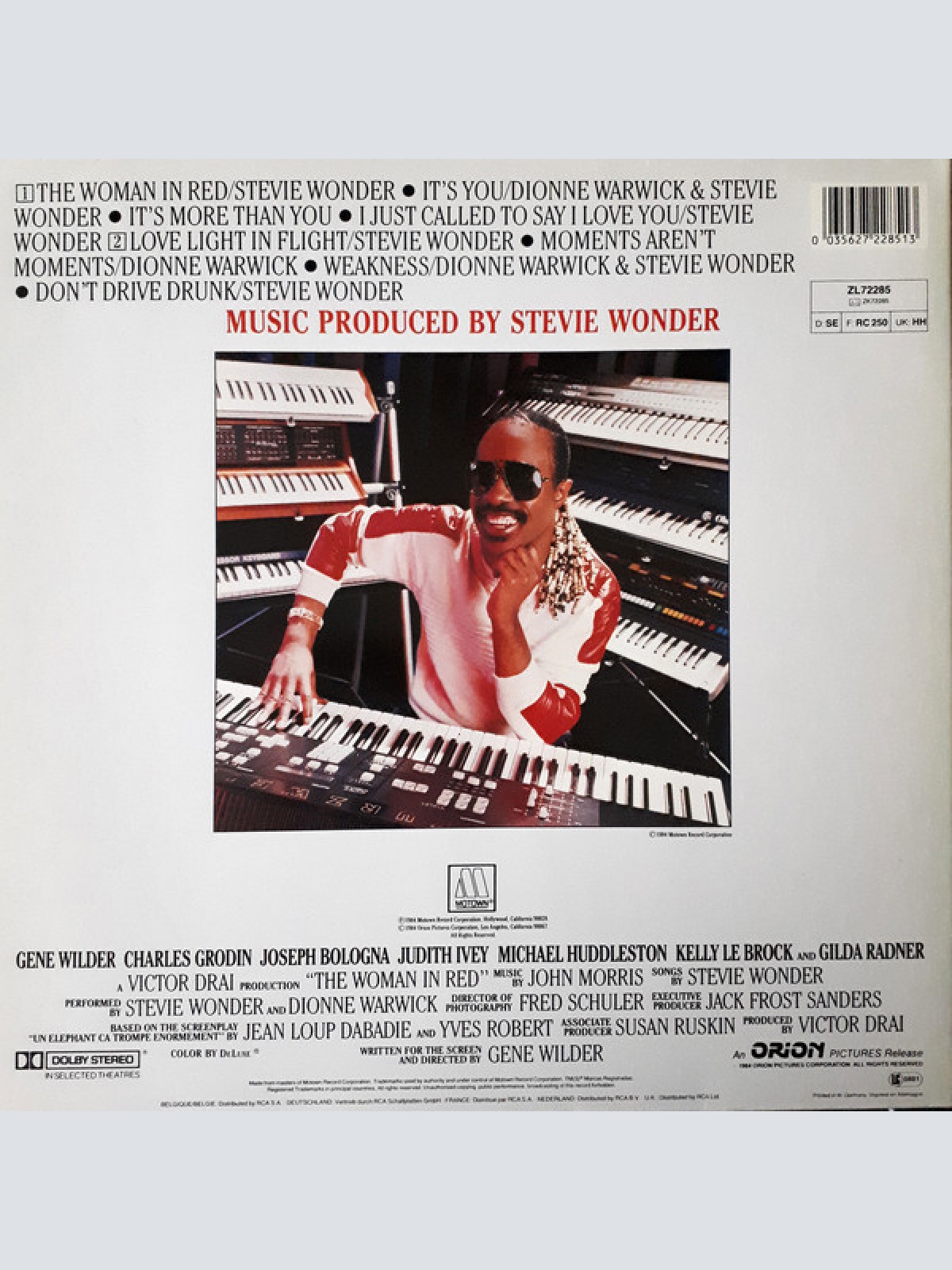 Vinyl / Stevie Wonder - The Woman In Red (Selections From The Original Motion Picture Soundtrack)