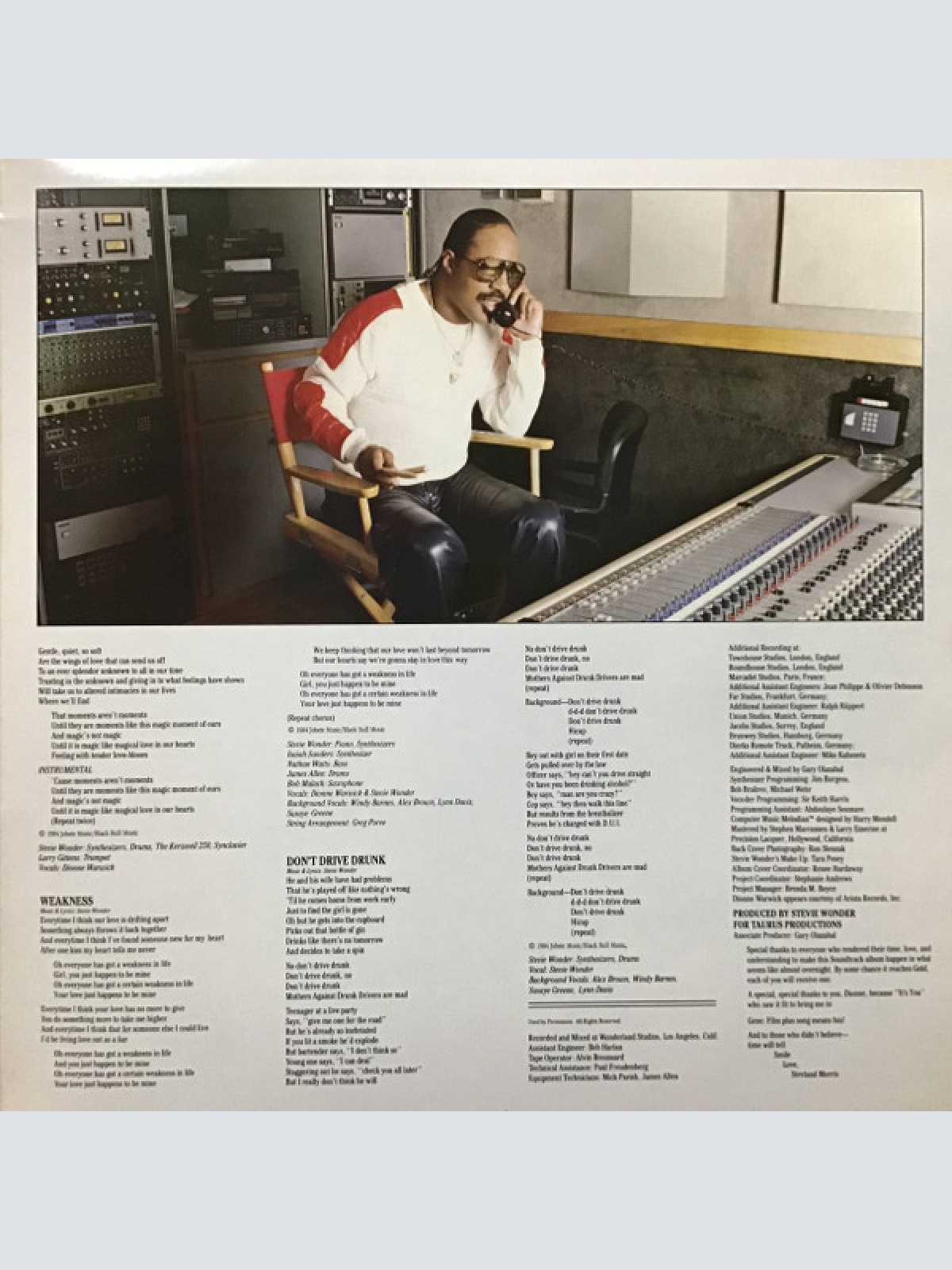 Vinyl / Stevie Wonder - The Woman In Red (Selections From The Original Motion Picture Soundtrack)