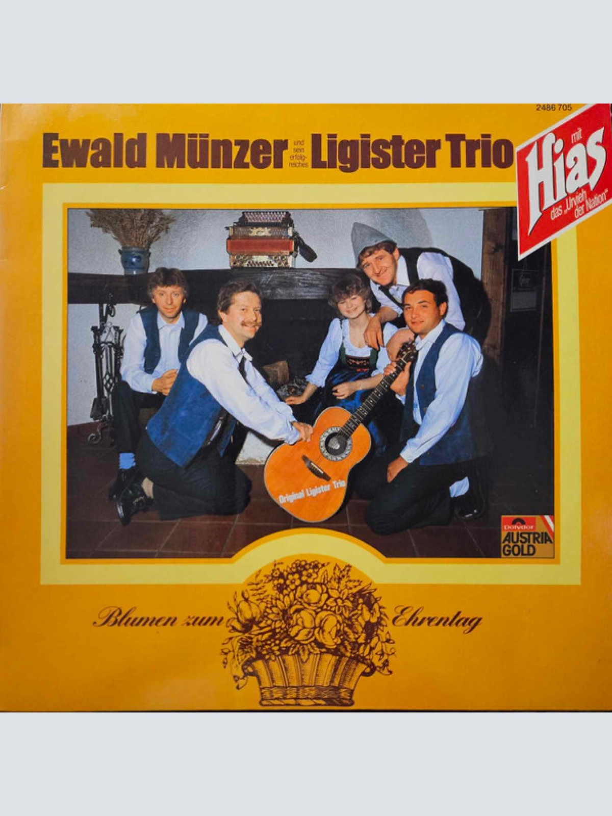 Vinyl / Ewald Münzer und sein erfolgreiches Ligister Trio* mit Resi* und Hias - Blumen zum Ehrentag