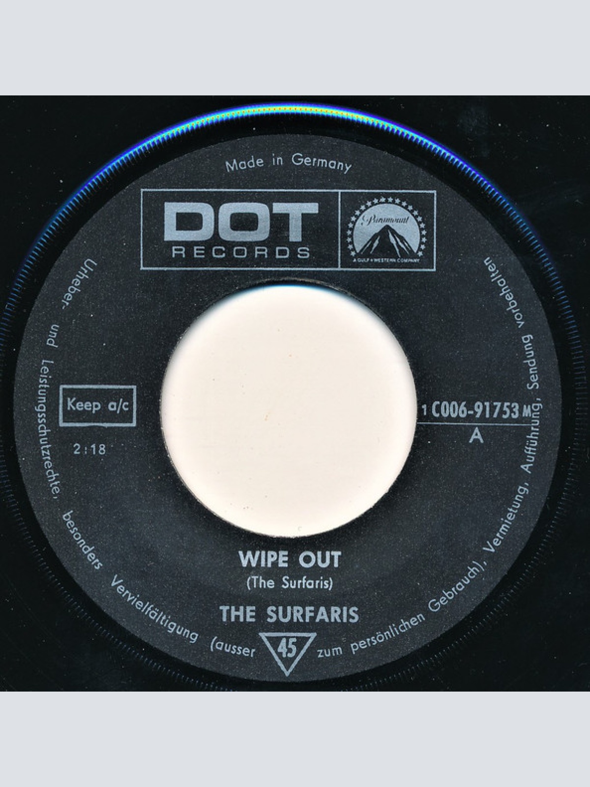 Vinyl / The Surfaris - Wipe Out