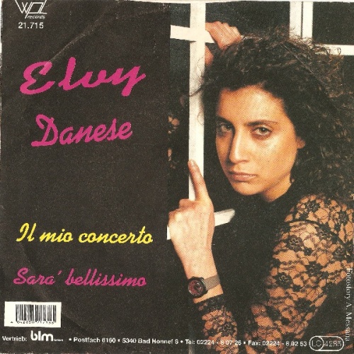 Vinyl / Elvy Danese - Il Mio Concerto / Sarà Bellissimo