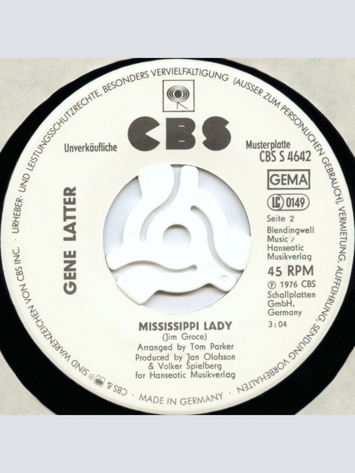 Vinyl / Gene Latter - Hello Hello