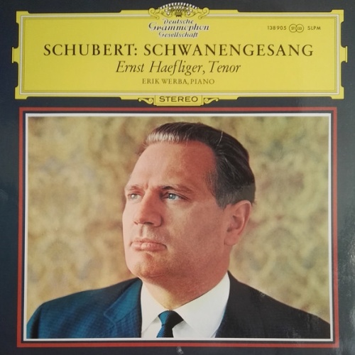 Vinyl / Ernst Haefliger, Erik Werba, Schubert* - Schwanengesang