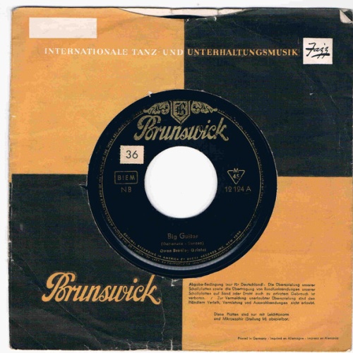 Vinyl / Owen Bradley Quintet* - Big Guitar / Sentimental Dream