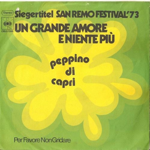 Vinyl / Peppino Di Capri - Un Grande Amore E Niente Più