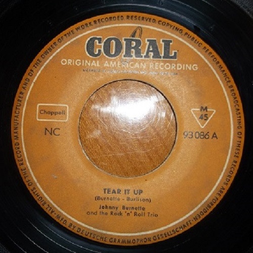 Vinyl / Johnny Burnette - Tear It Up / You're Undecided
