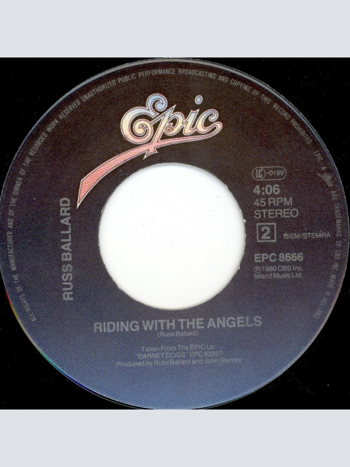 Vinyl / Russ Ballard - On The Rebound