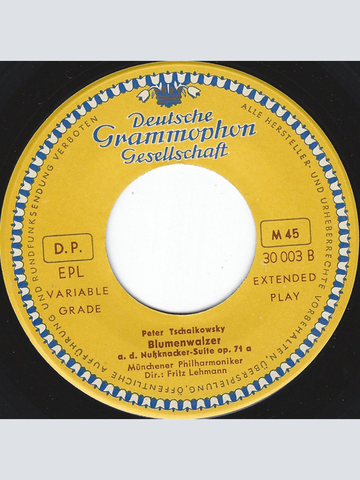 Vinyl / Peter I. Tschaikowsky* / Fritz Lehmann, Münchener Philharmoniker* - Nußknacker-Suite, Op. 71a