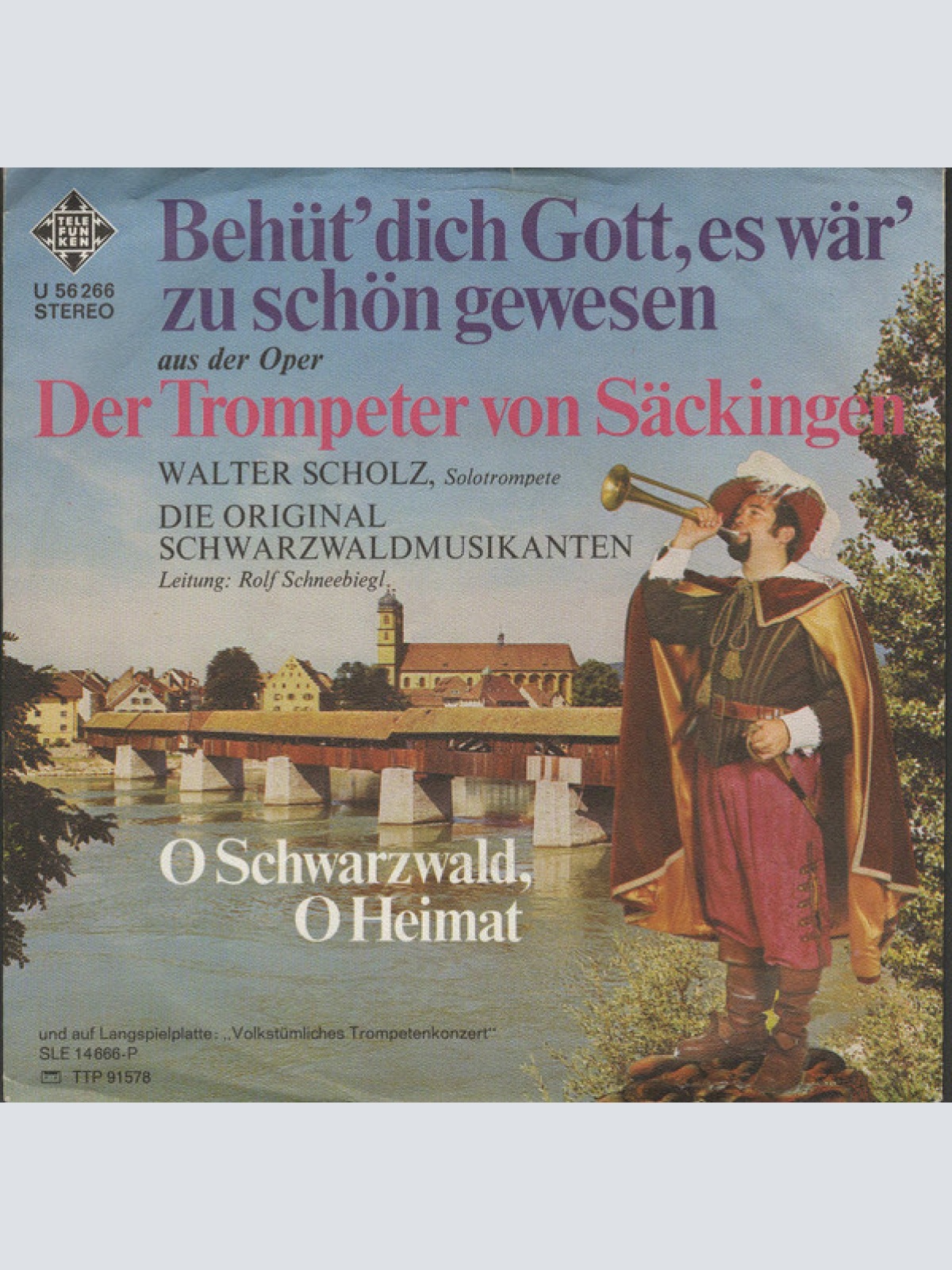 Vinyl / Walter Scholz, Die Original Schwarzwaldmusikanten - Behüt' Dich Gott, Es Wär' Zu Schön Gewesen