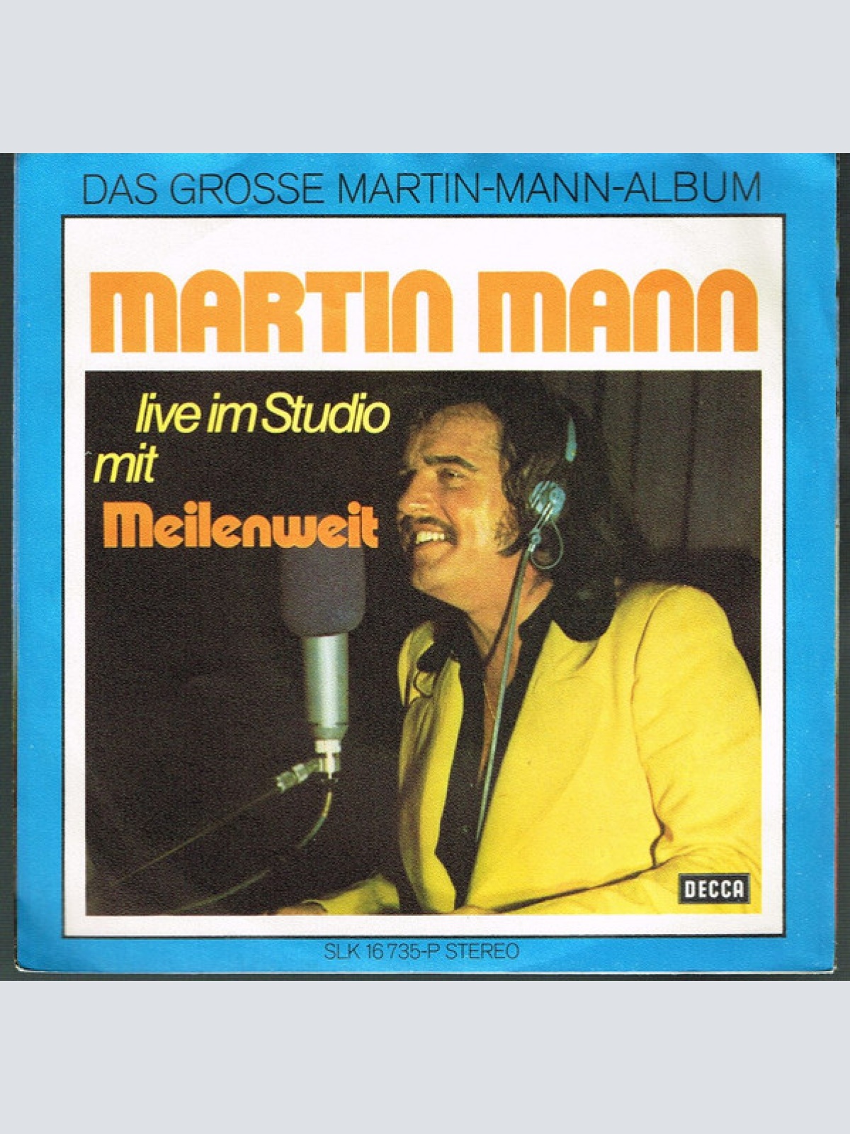 Vinyl / Martin Mann - Heut' Ist Mir Alles Egal / Was Ein Mann Alles Kann