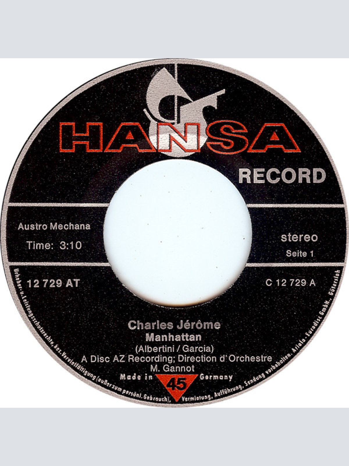 Vinyl / Charles Jérôme* - Manhattan