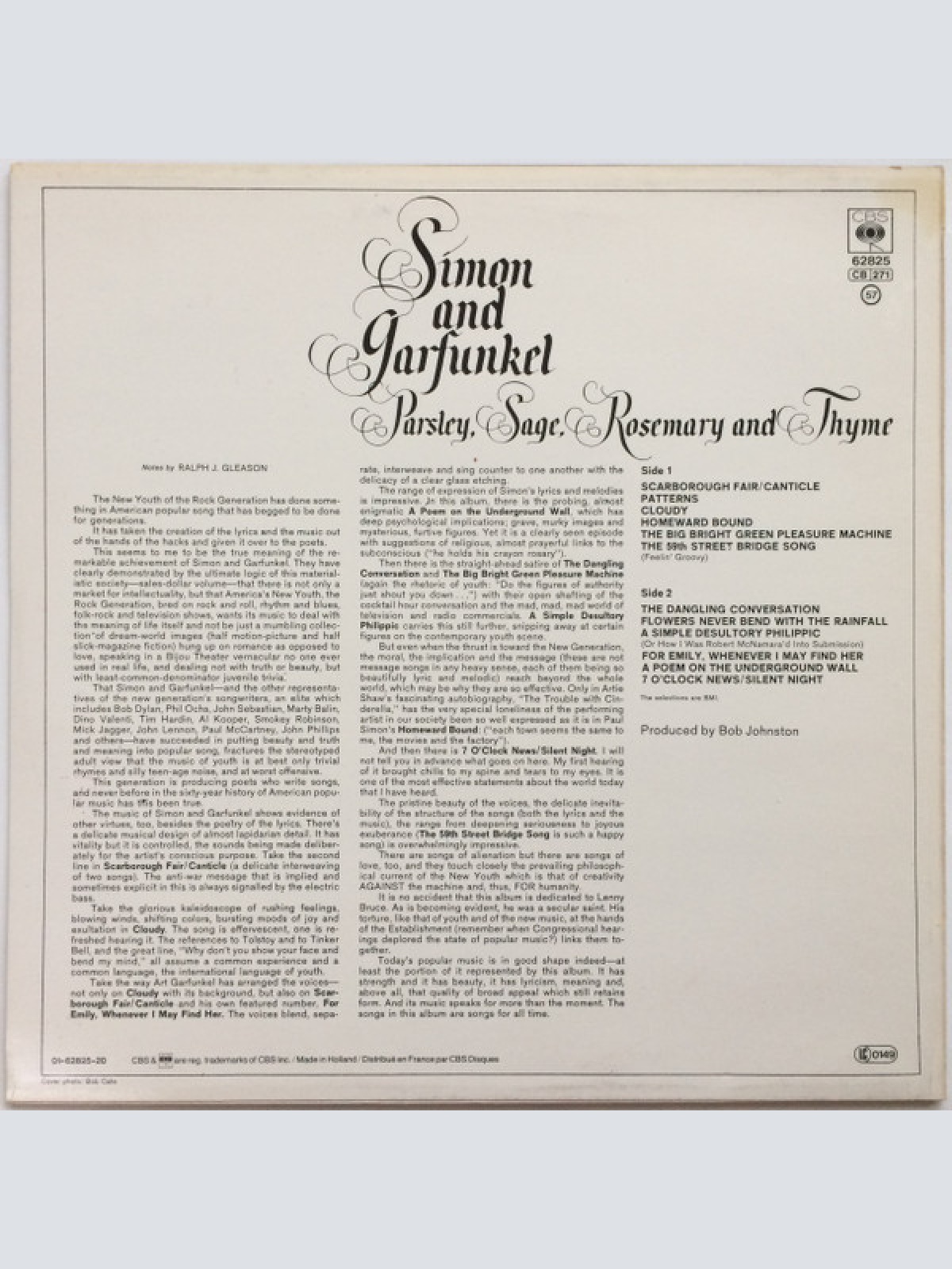 Vinyl / Simon And Garfunkel* - Parsley, Sage, Rosemary And Thyme