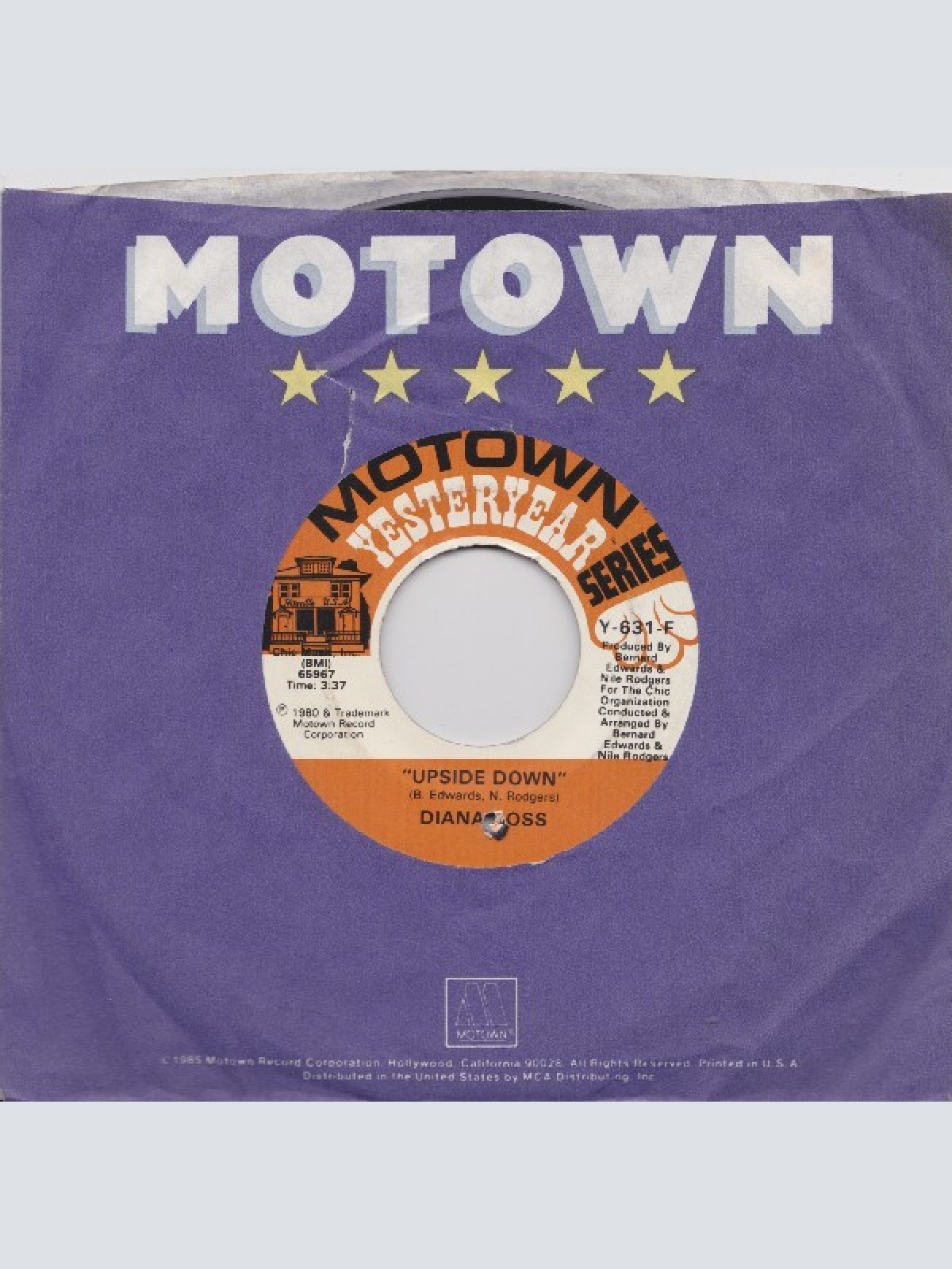 Vinyl / Diana Ross - Upside Down / I'm Coming Out