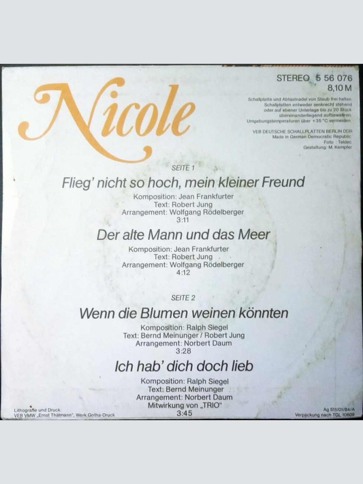 Vinyl / Nicole (2) - Nicole