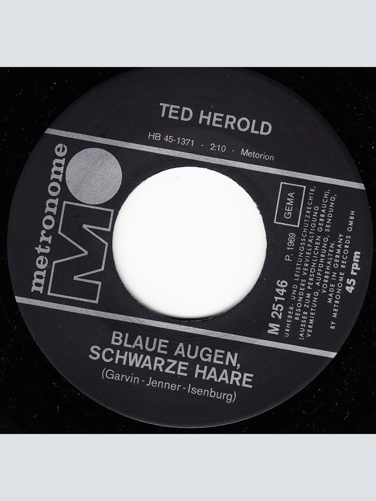 Vinyl / Ted Herold - Pretty Belinda