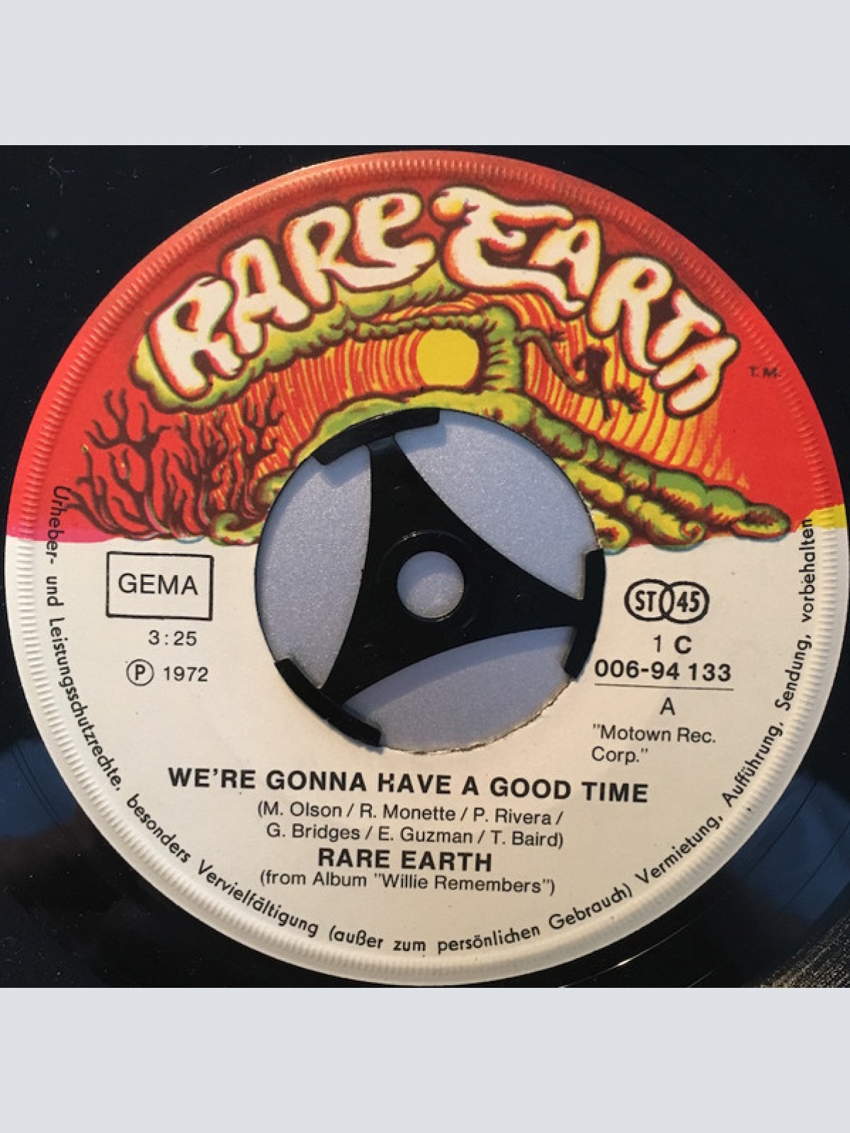 Vinyl / Rare Earth - We're Gonna Have A Good Time