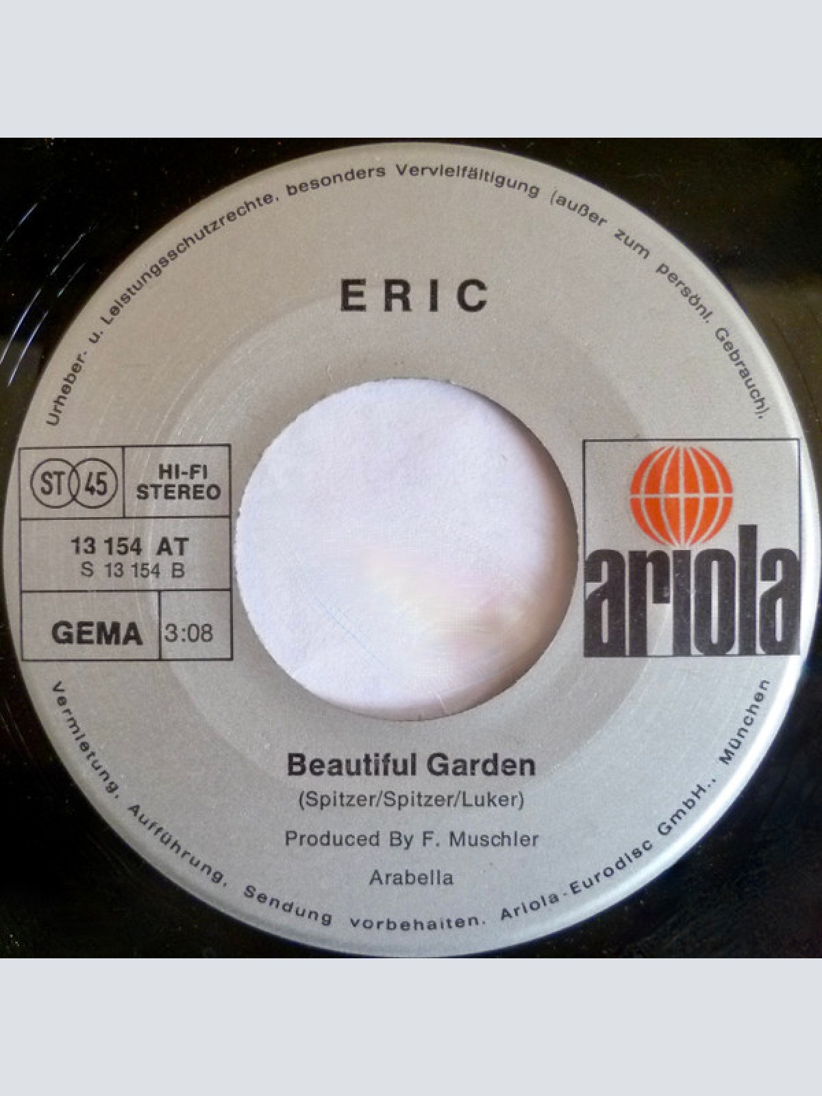 Vinyl / Eric* - Salome / Beautiful Garden