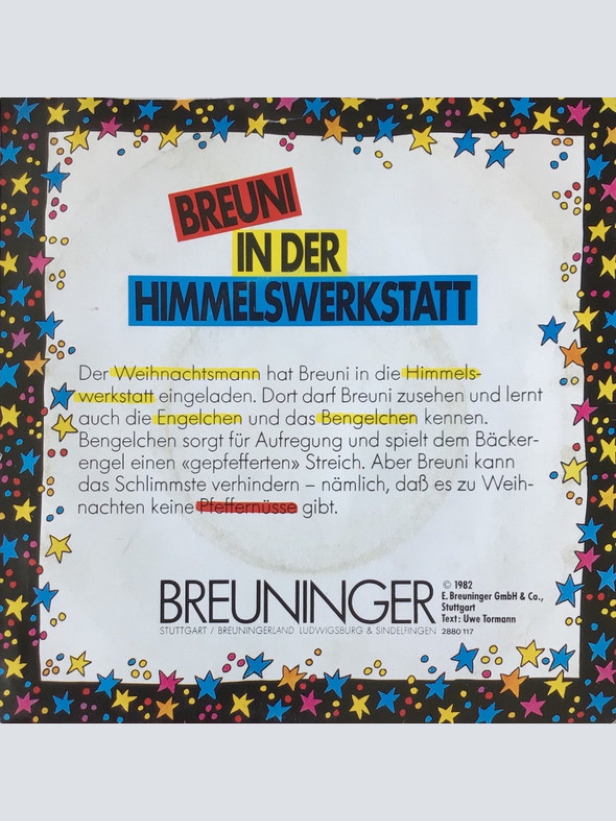 Vinyl / Unknown Artist - Breuni In Der Himmelswerkstatt