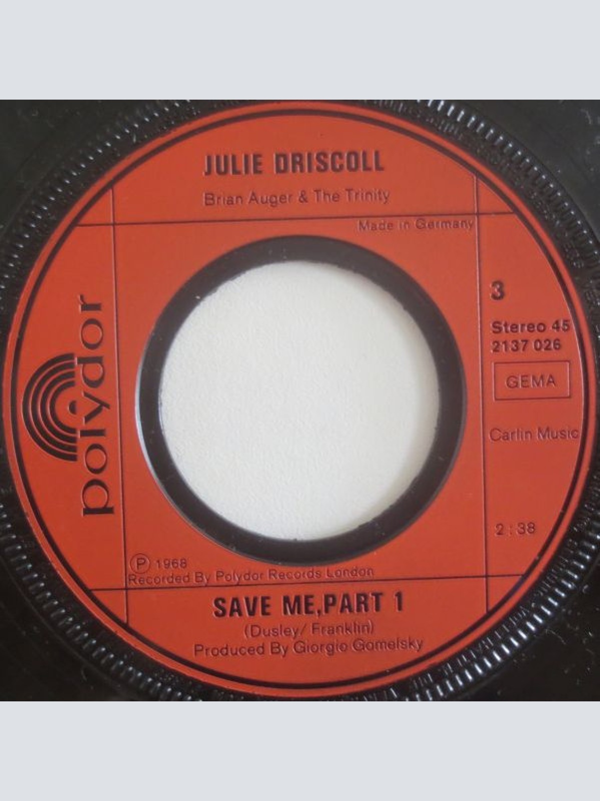 Vinyl / Julie Driscoll, Brian Auger & The Trinity - Die Grossen Vier