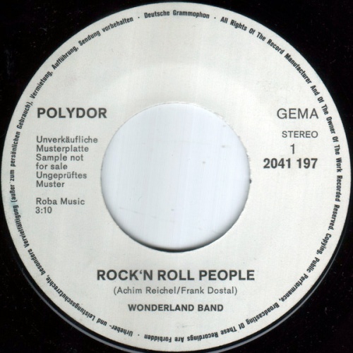 Vinyl / Wonderland Band* - Rock'n Roll People