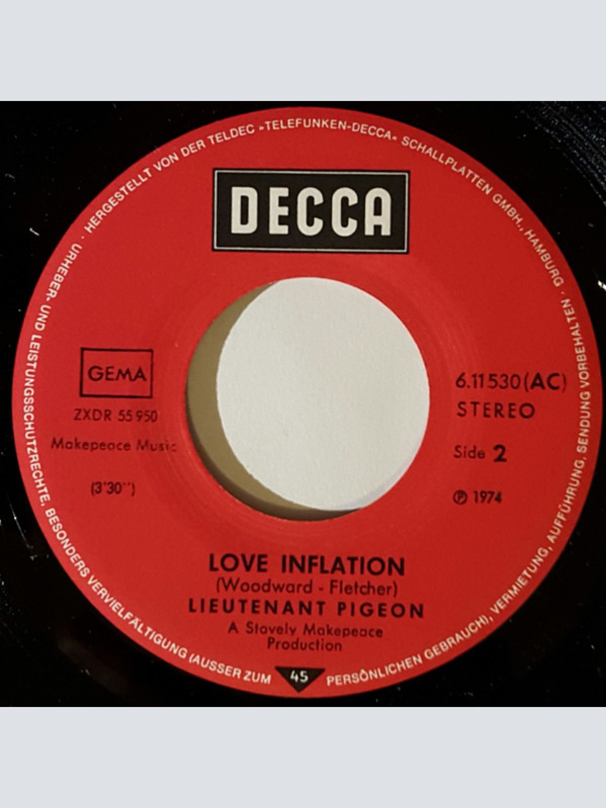 Vinyl / Lieutenant Pigeon - Dein Ist Mein Ganzes Herz