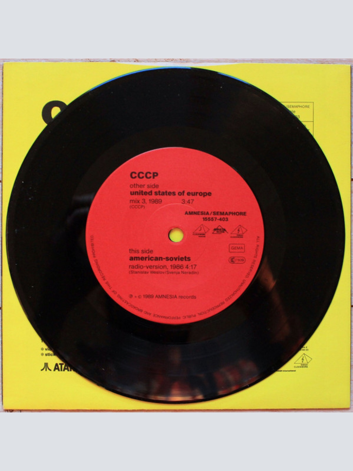Vinyl / CCCP* - United States Of Europe