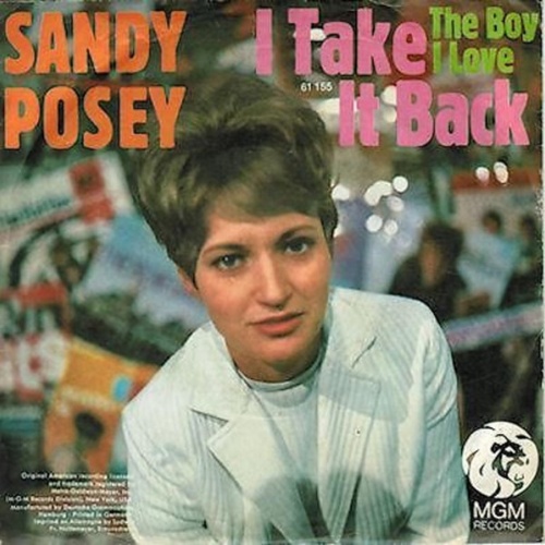 Vinyl / Sandy Posey - I Take It Back / The Boy I Love