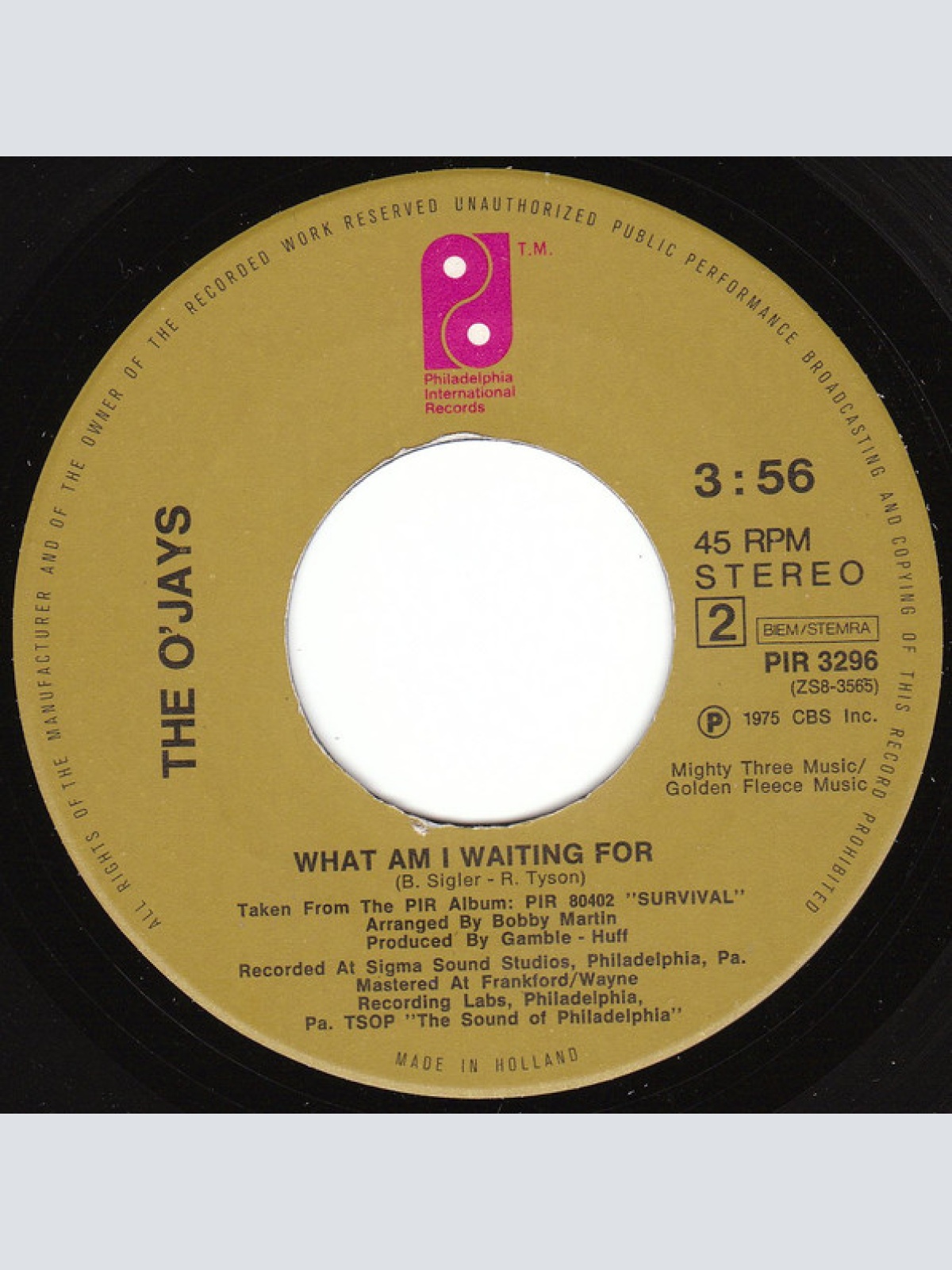 Vinyl / The O'Jays - Give The People What They Want