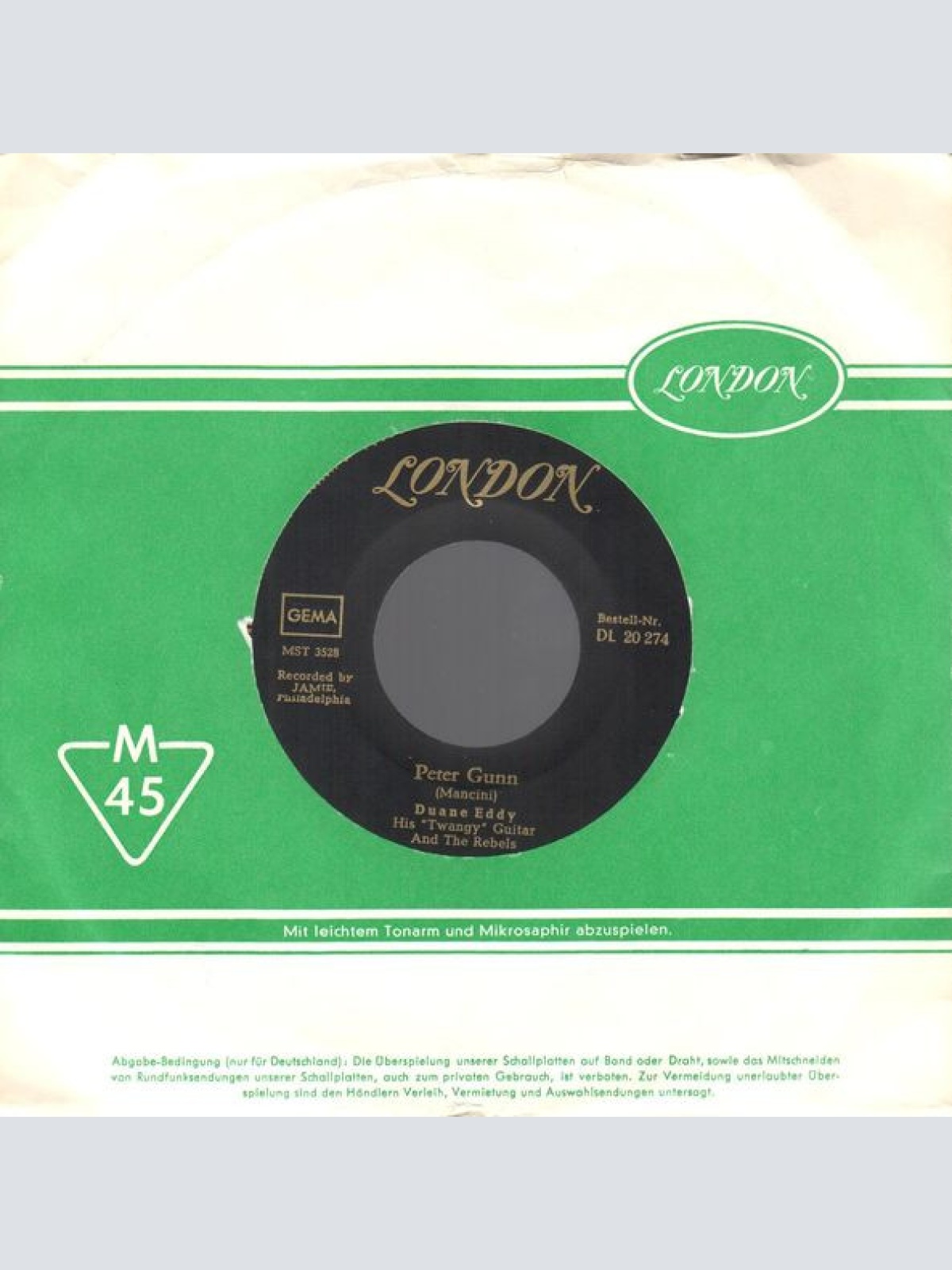 Vinyl / Duane Eddy & His "Twangy" Guitar And The Rebels* - Peter Gunn