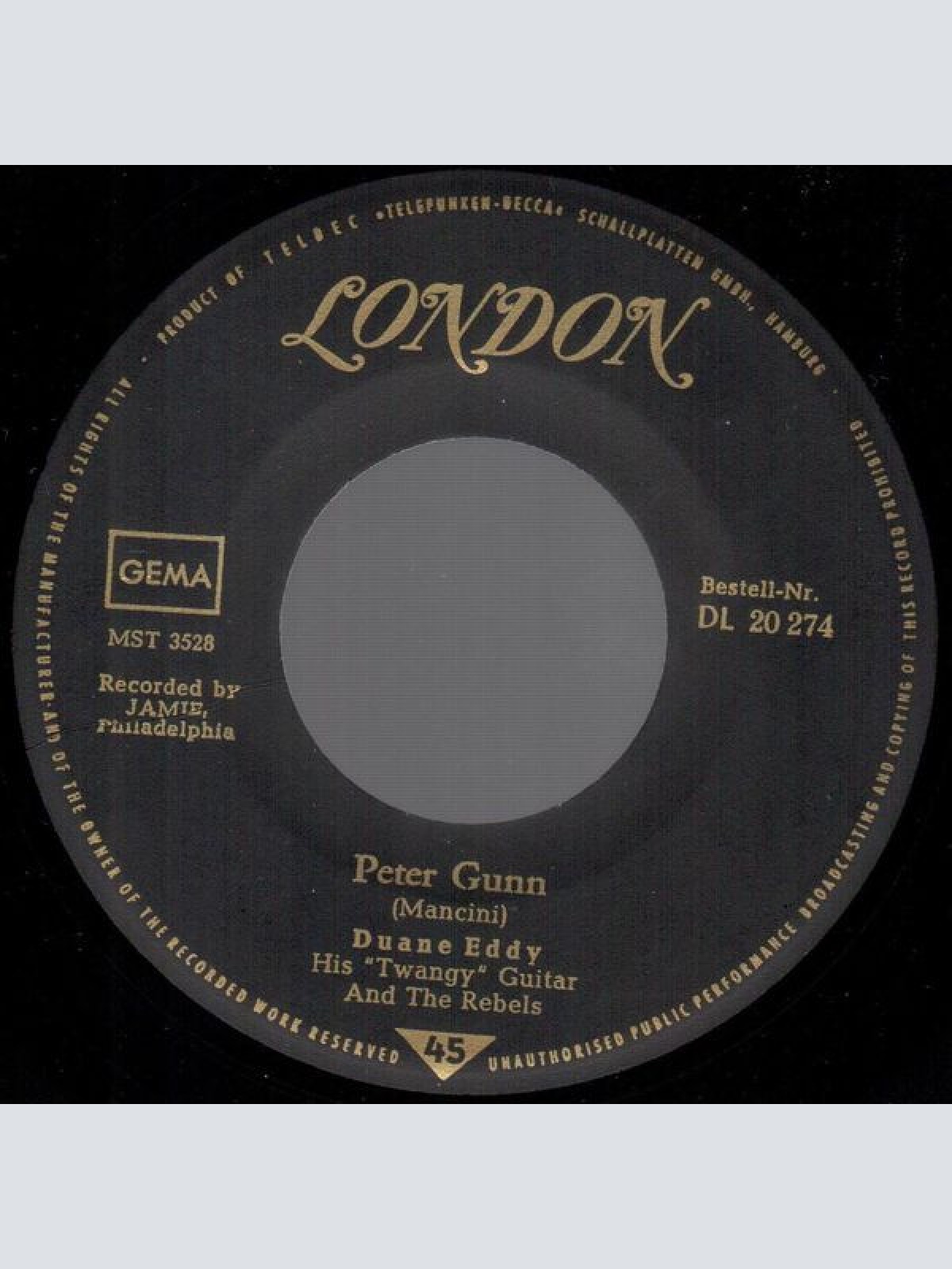 Vinyl / Duane Eddy & His "Twangy" Guitar And The Rebels* - Peter Gunn