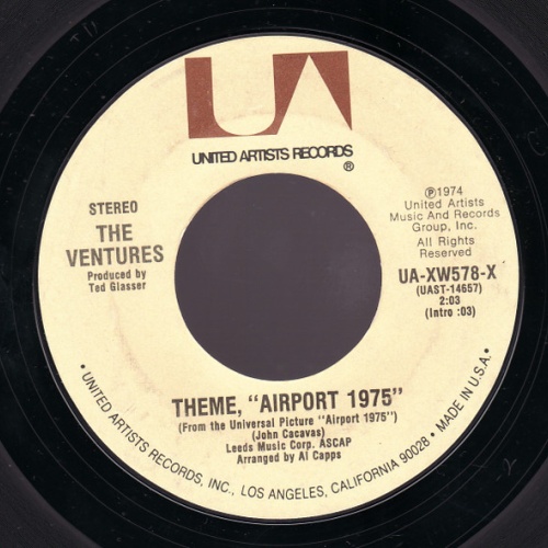 Vinyl / The Ventures - Theme "Airport 1975" / The Man With The Golden Gun
