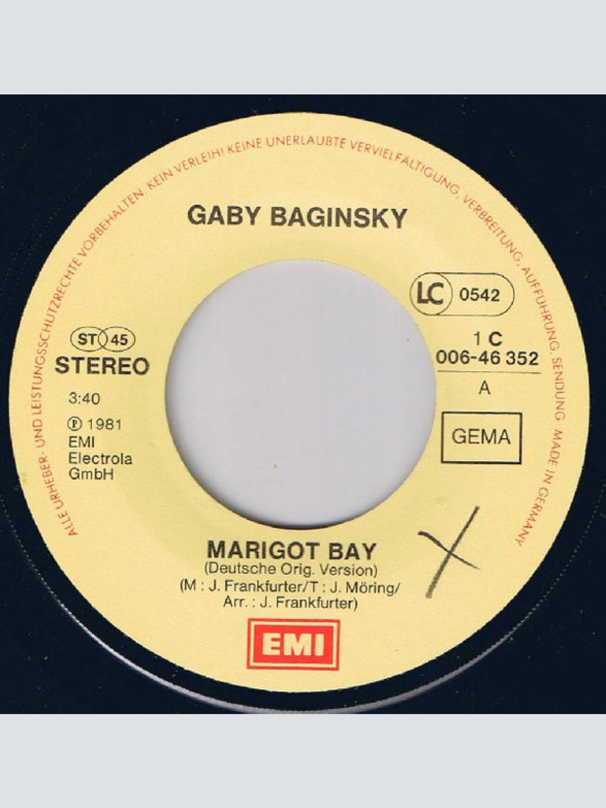 Vinyl / Gaby Baginsky - Marigot Bay