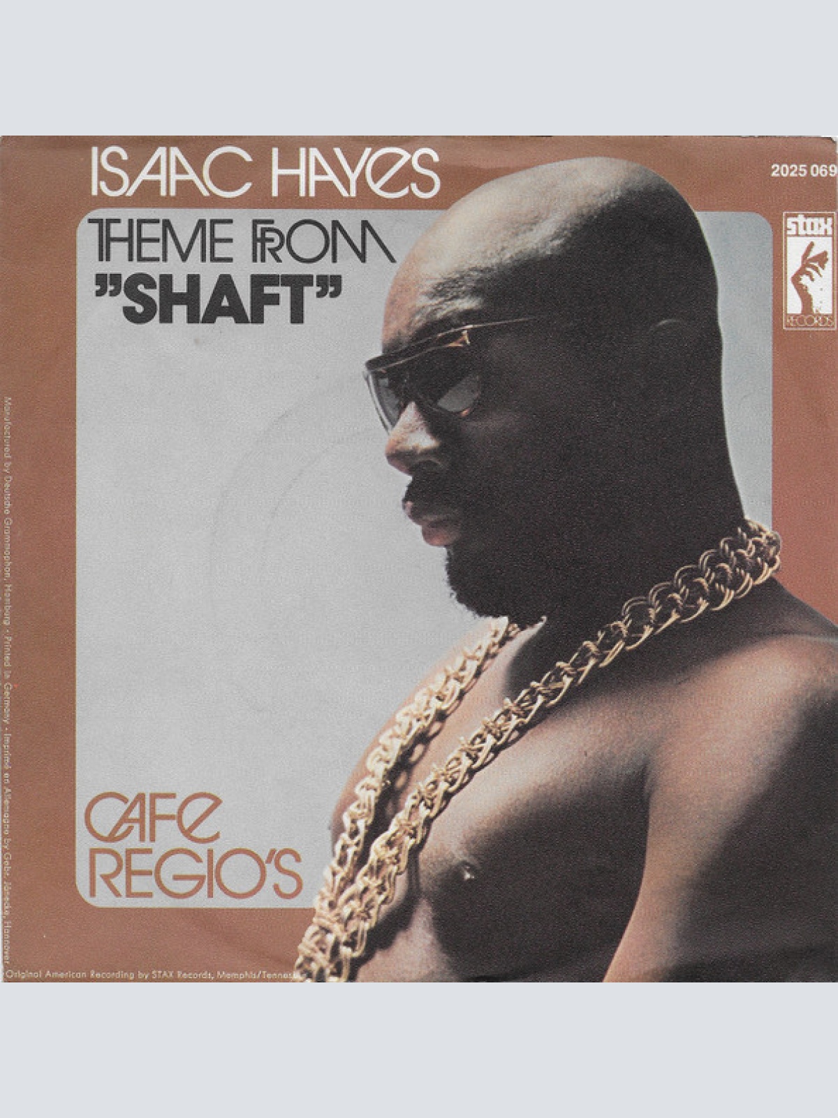Vinyl / Isaac Hayes - Theme From "Shaft" / Cafe Regio's