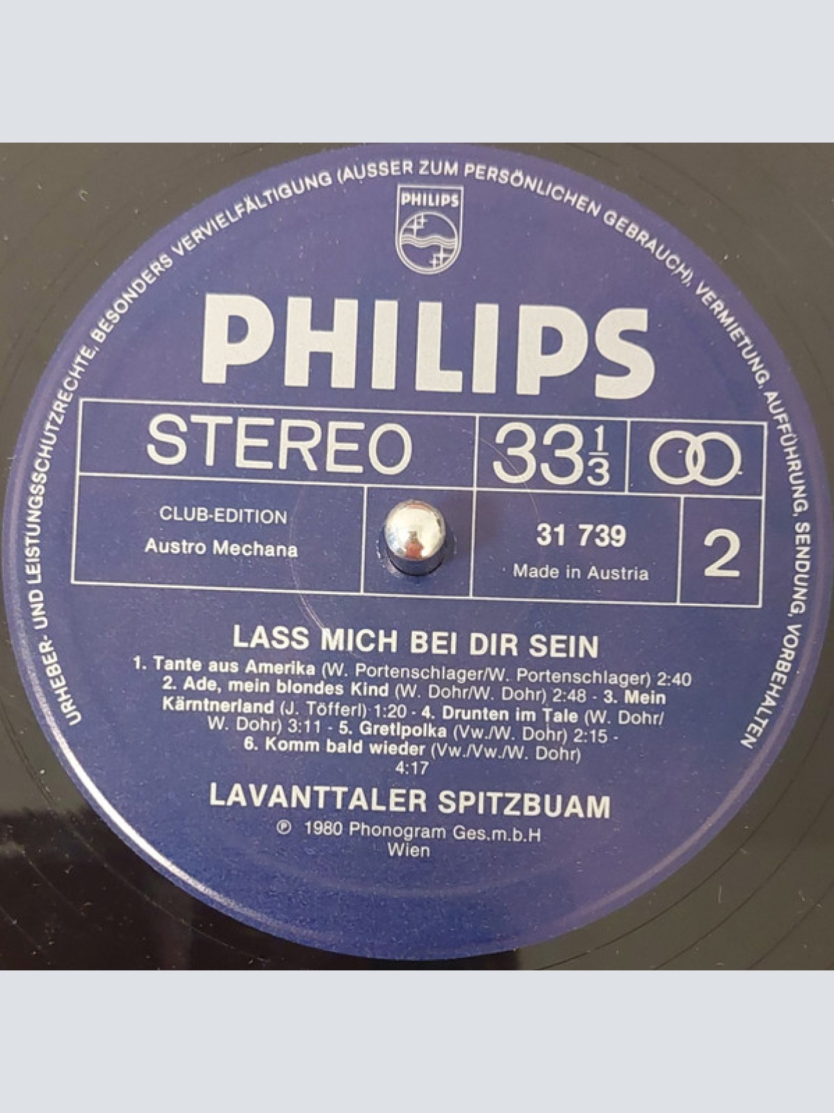 Vinyl / Lavanttaler Spitzbuam - Lass Mich Bei Dir Sein
