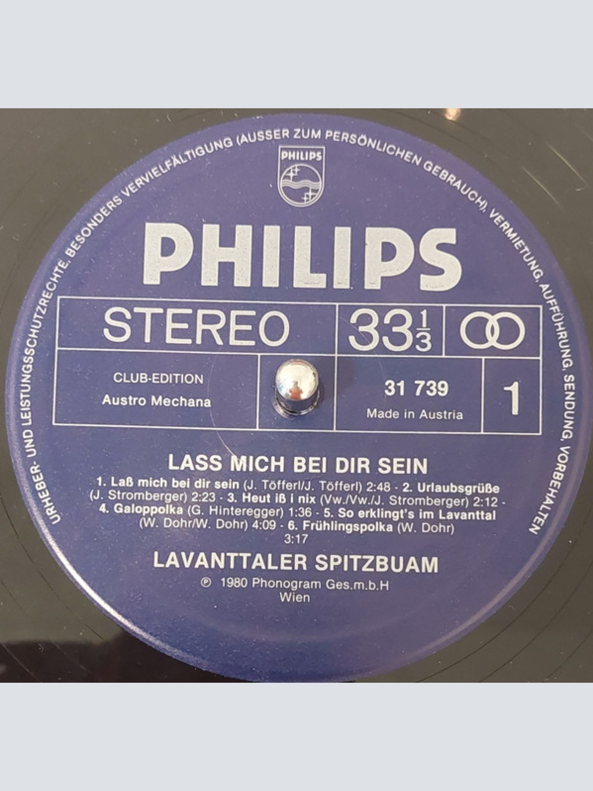 Vinyl / Lavanttaler Spitzbuam - Lass Mich Bei Dir Sein
