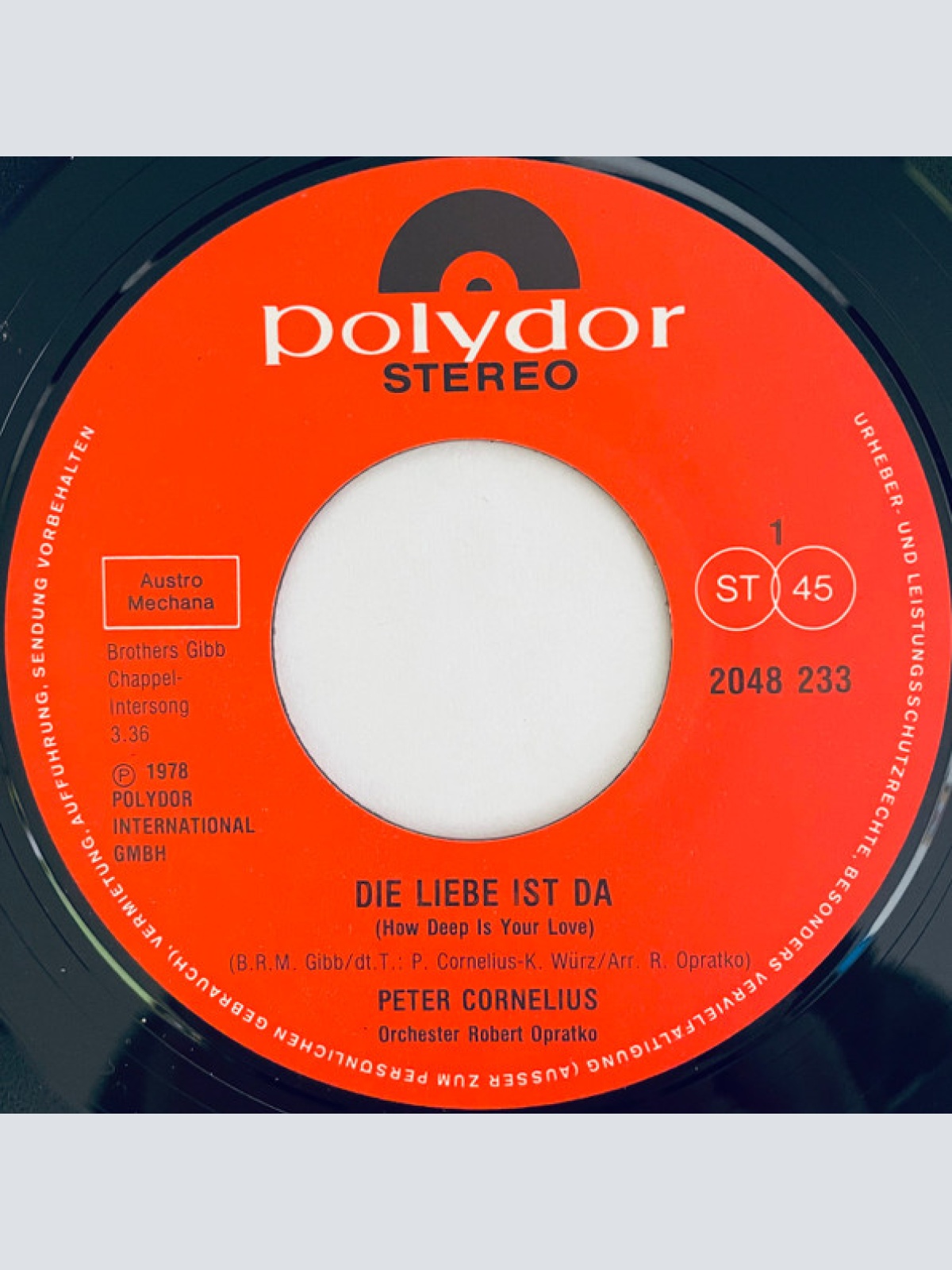 Vinyl / Peter Cornelius - Die Liebe Ist Da