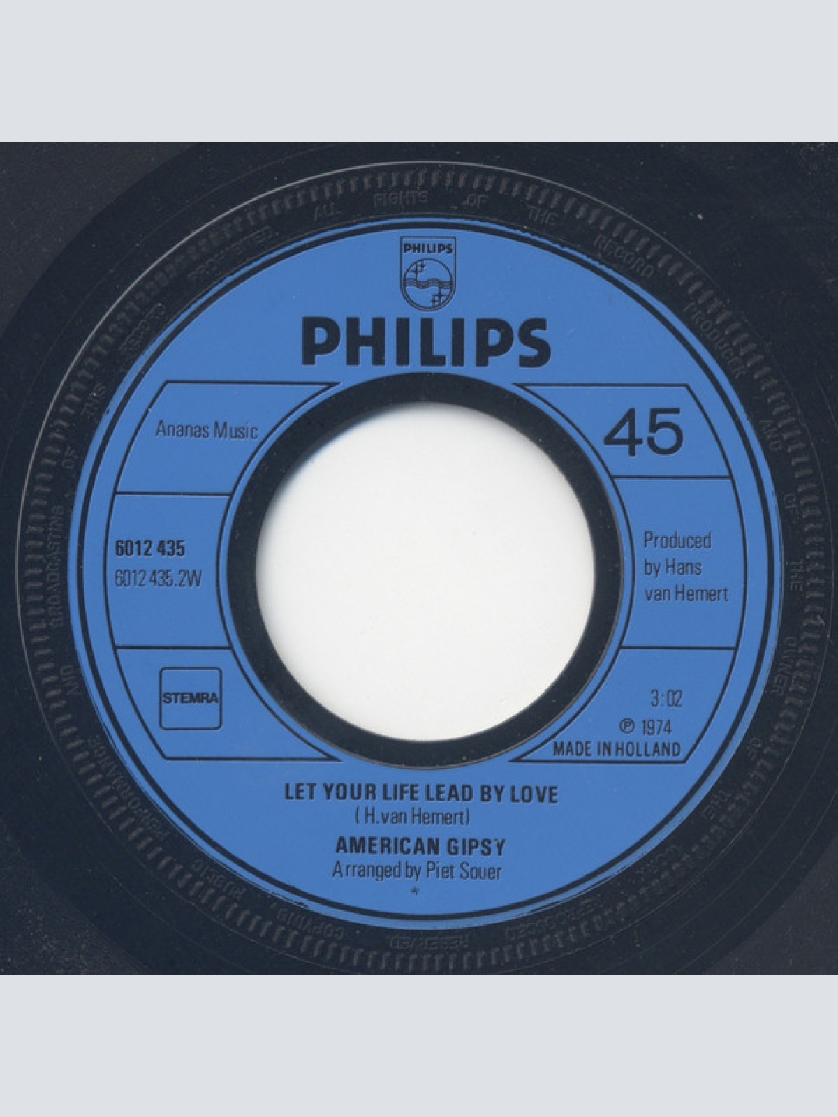 Vinyl / American Gypsy - Angel Eyes