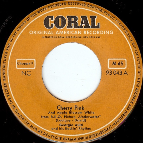 Vinyl / Georgie Auld And His Rockin' Rhythm - Cherry Pink / Plantation Boogie