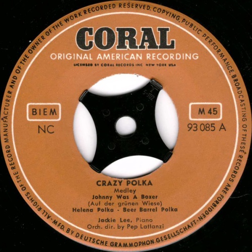 Vinyl / Jackie Lee (5) - Crazy Polka