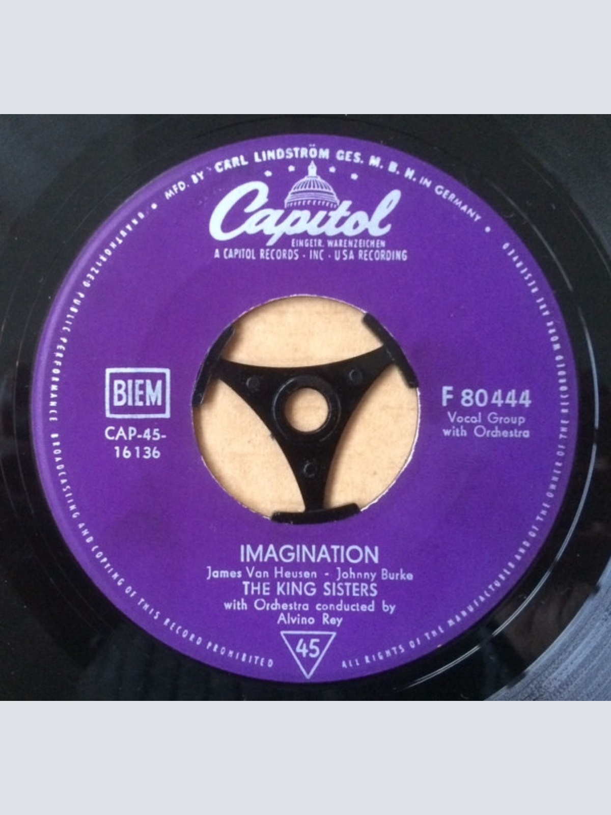 Vinyl / The King Sisters - Imagination / Sentimental