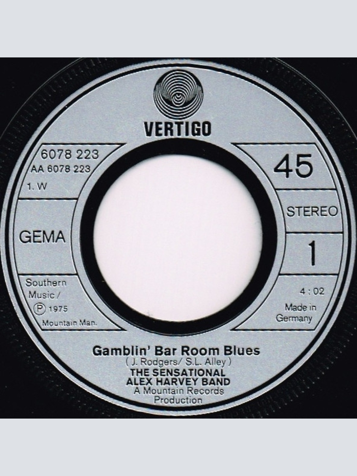 Vinyl / The Sensational Alex Harvey Band - Gamblin' Bar Room Blues