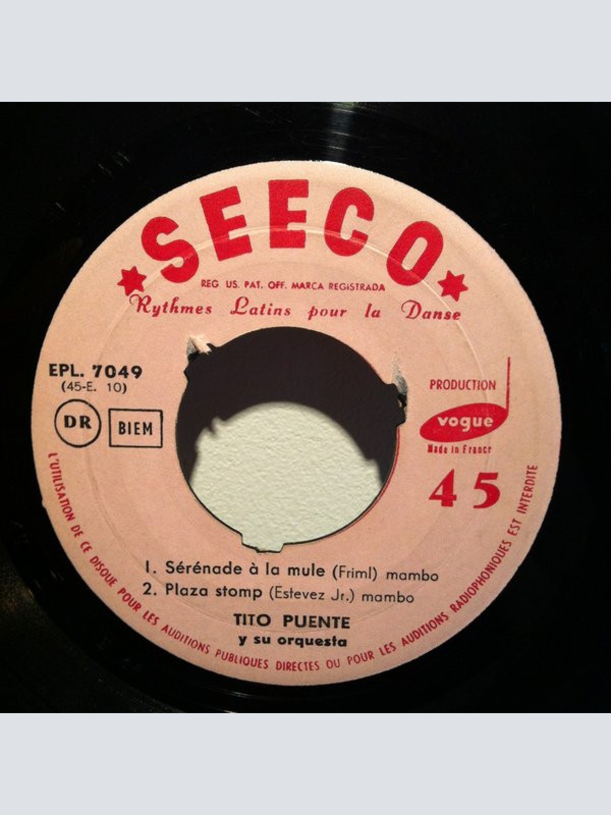 Vinyl / Tito Puente (King Of The Timbal)* - Dance Date With Mambo's By Tito Puente