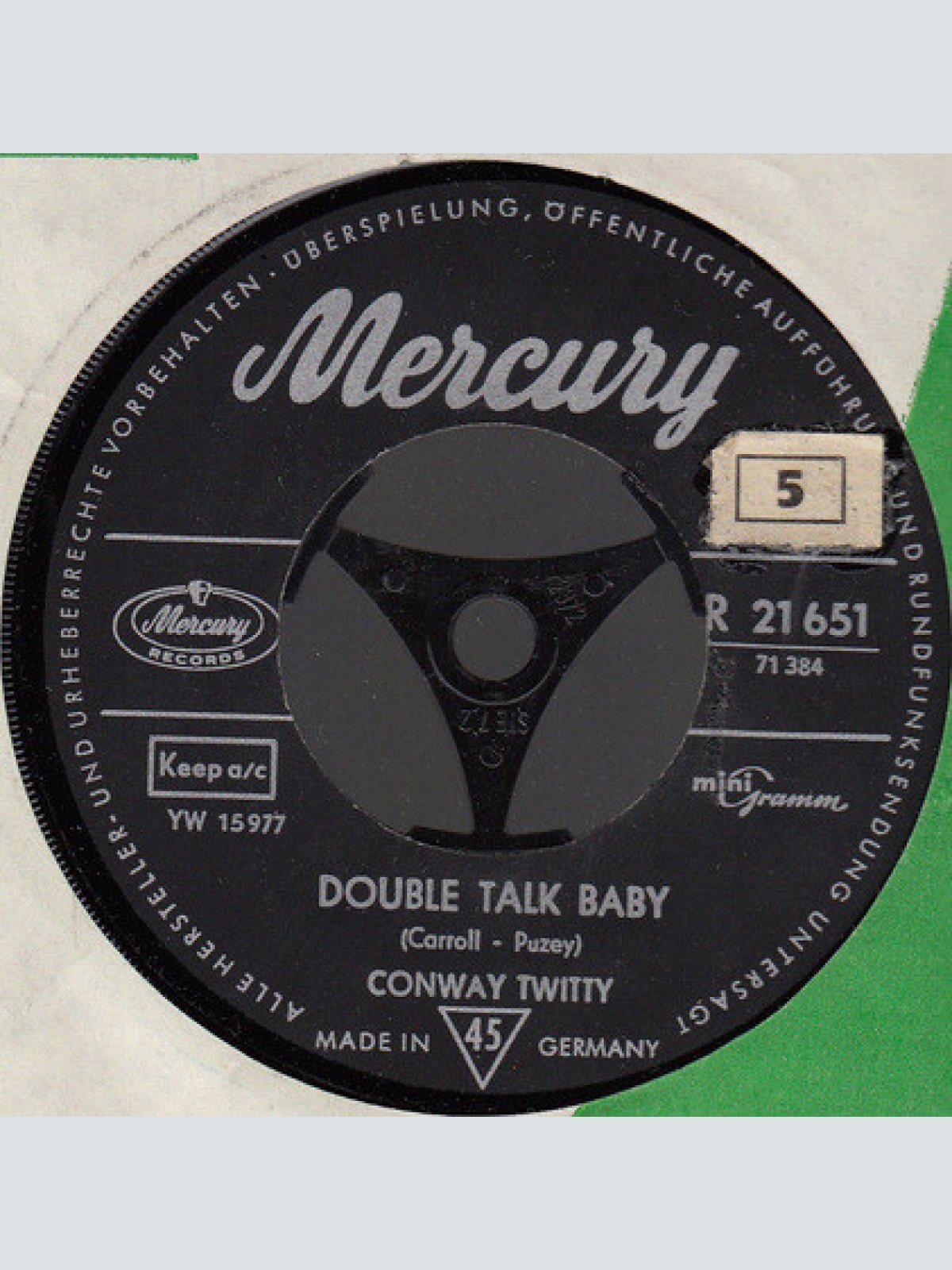 Vinyl / Conway Twitty - Double Talk Baby / Why Can't I Get Through To You